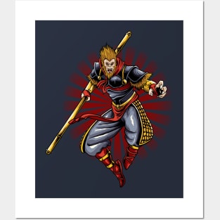 monkey king sun wukong Posters and Art